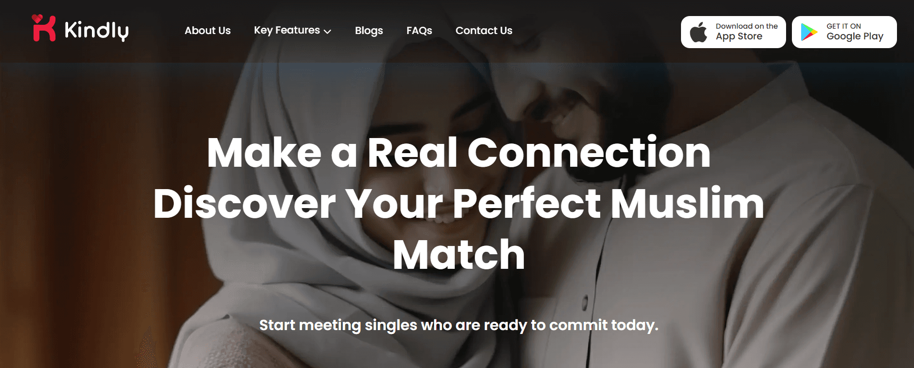 Kindly – Well-being Mobile App Landing